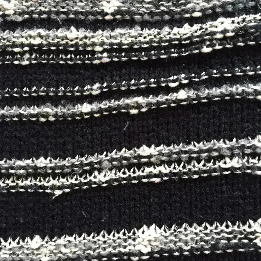 Calvin Klein Black & White Striped Sweater - Picture 8 of 8